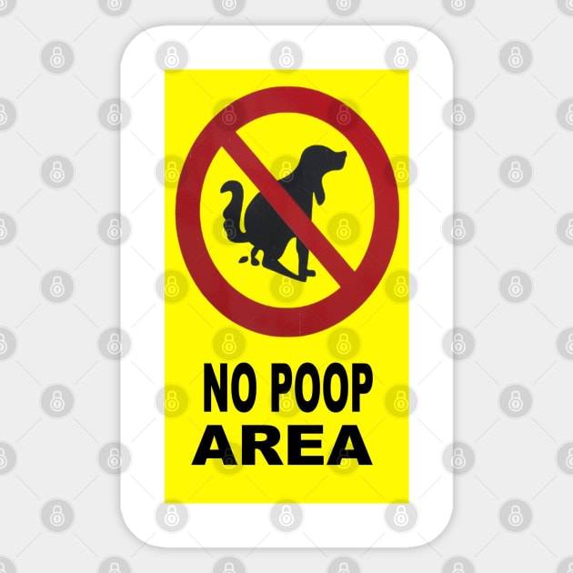 No Dog Poop Sticker by VIVJODI